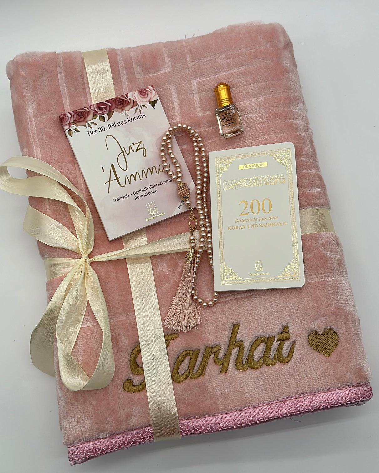 Tapis de prière (rose pastel)